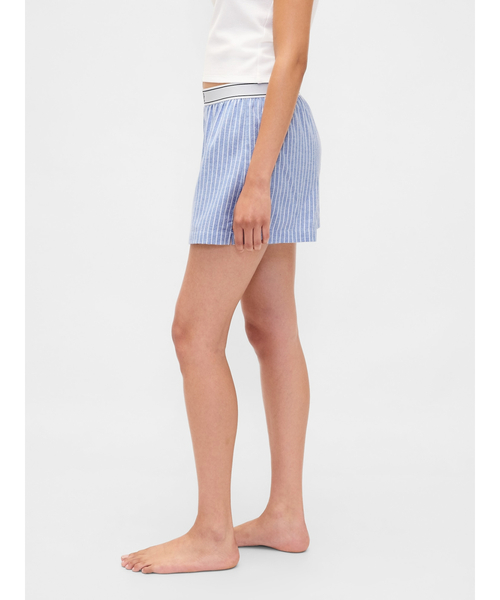 GAP（ギャップ）の「GAPロゴ フランネル ボクサーショートパンツ（ルームウェア/パジャマ・レディース・グリーン/ブルー/マルチ・XS/S/M/L/XXS）」の15枚目の写真