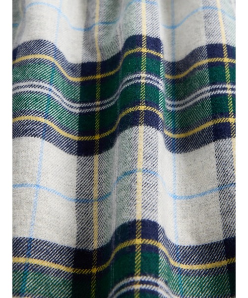 GAP（ギャップ）の「GAPロゴ フランネル ボクサーショートパンツ（ルームウェア/パジャマ・レディース・グリーン/ブルー/マルチ・XS/S/M/L/XXS）」の7枚目の写真