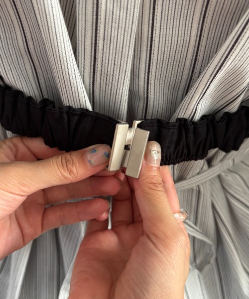 FUULLY STUDIO(フーリィーステューディオ)の「ハーフカップビスチェ(チューブトップ・レディース・イエロー/ブラック/ライトブルー・FREE)」の13枚目の写真