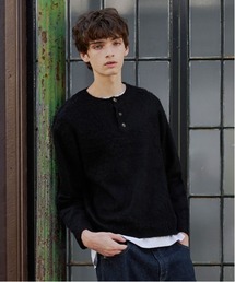 Regen Glanz([QOc)henryneck knit/w[lbNjbg(jbg/Z[^[)