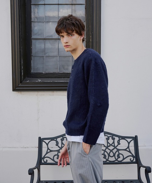 セール】henryneck knit/ヘンリーネックニット（ニット/セーター