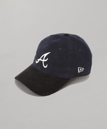 NEW ERA(j[G)NEW ERA 920CS MLB 8W CORD ATLBRA NVY BLK 14668032(Lbv)