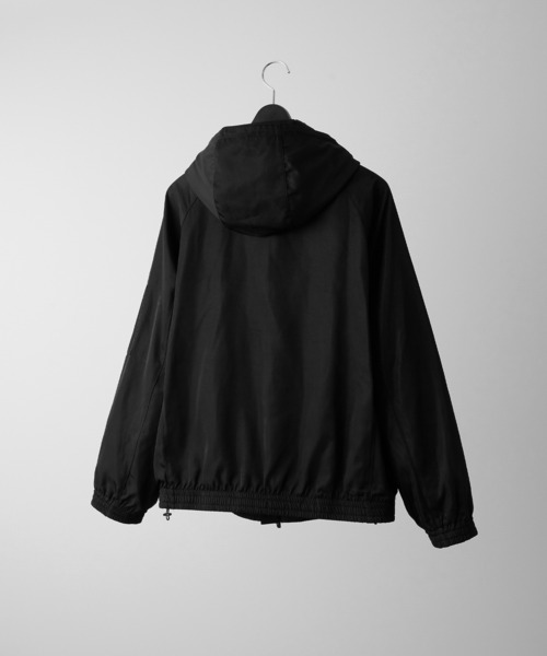 RUUBON(ルーボン)の「【RUUBON】 tech double zip hooded blouson / テックダブルジップフーデットブルゾン(ブルゾン・メンズ・ブラック・S/M/L)」の5枚目の写真