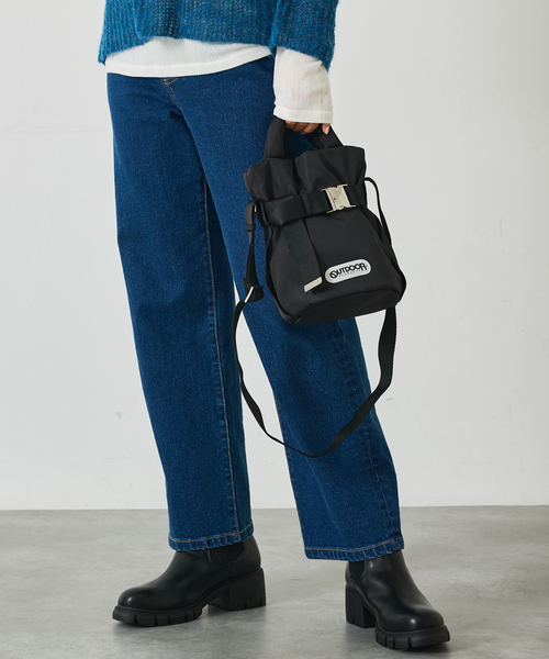 abahouse mavie（アバハウスマヴィ）の「OUTDOOR2wayBelt Tote(SS)（トートバッグ・レディース・ブラック/シルバー/ブラウン・フリー）」の19枚目の写真