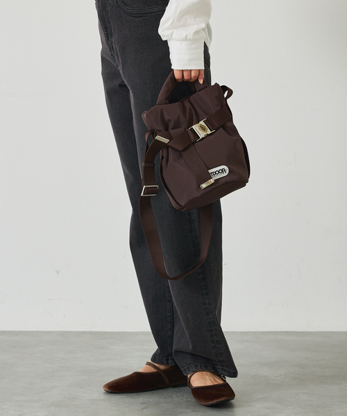 abahouse mavie（アバハウスマヴィ）の「OUTDOOR2wayBelt Tote(SS)（トートバッグ・レディース・ブラック/シルバー/ブラウン・フリー）」の21枚目の写真