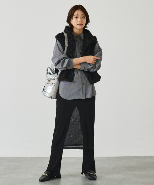 abahouse mavie（アバハウスマヴィ）の「OUTDOOR2wayBelt Tote(SS)（トートバッグ・レディース・ブラック/シルバー/ブラウン・フリー）」の15枚目の写真