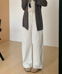 パネルラインカーブパンツ