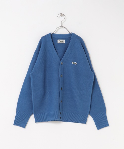 TOWNCRAFT(タウンクラフト)の「『WEB/一部店舗限定』『別注』PENNEYS×DOORS THE FOX Vネックカーディガン(KIDS)(カーディガン/ボレロ・キッズ・ブルー/グレー系その他/レッド・150)」の6枚目の写真