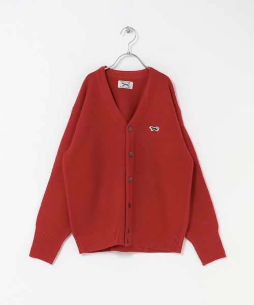 TOWNCRAFT(タウンクラフト)の「『WEB/一部店舗限定』『別注』PENNEYS×DOORS THE FOX Vネックカーディガン(KIDS)(カーディガン/ボレロ・キッズ・ブルー/グレー系その他/レッド・150)」の7枚目の写真