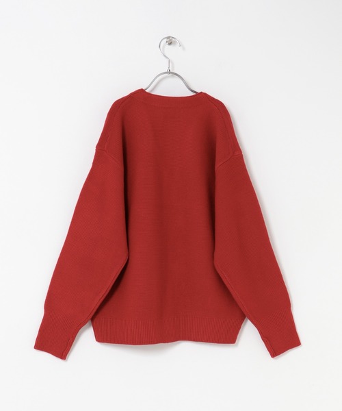 TOWNCRAFT(タウンクラフト)の「『WEB/一部店舗限定』『別注』PENNEYS×DOORS THE FOX Vネックカーディガン(KIDS)(カーディガン/ボレロ・キッズ・ブルー/グレー系その他/レッド・150)」の10枚目の写真