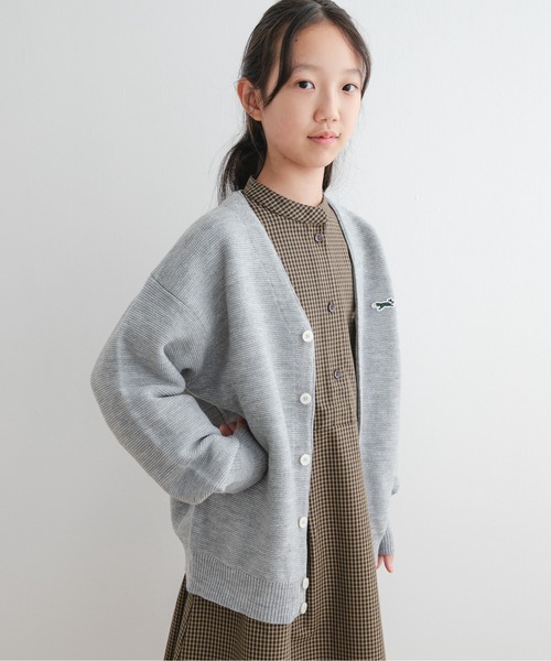 TOWNCRAFT(タウンクラフト)の「『WEB/一部店舗限定』『別注』PENNEYS×DOORS THE FOX Vネックカーディガン(KIDS)(カーディガン/ボレロ・キッズ・ブルー/グレー系その他/レッド・150)」の15枚目の写真