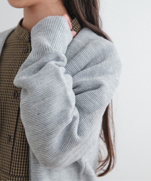 TOWNCRAFT(タウンクラフト)の「『WEB/一部店舗限定』『別注』PENNEYS×DOORS THE FOX Vネックカーディガン(KIDS)(カーディガン/ボレロ・キッズ・ブルー/グレー系その他/レッド・150)」の19枚目の写真