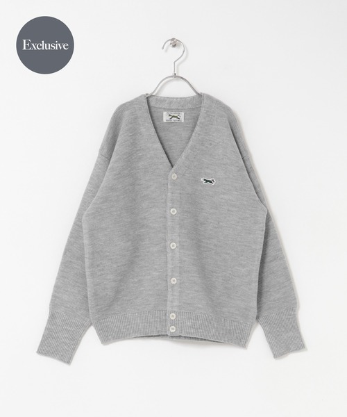 TOWNCRAFT(タウンクラフト)の「『WEB/一部店舗限定』『別注』PENNEYS×DOORS THE FOX Vネックカーディガン(KIDS)(カーディガン/ボレロ・キッズ・ブルー/グレー系その他/レッド・150)」の20枚目の写真