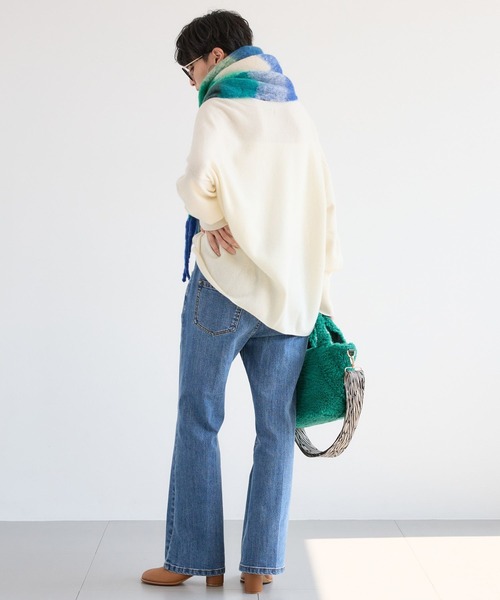 BARNYARDSTORM(バンヤードストーム)の「BARNYARDSTORM / ジャガードテープボアトート【WEB限定カラー】(トートバッグ・レディース・モカ/ホワイト/ライトグレー/グリーン・FREE)」の21枚目の写真