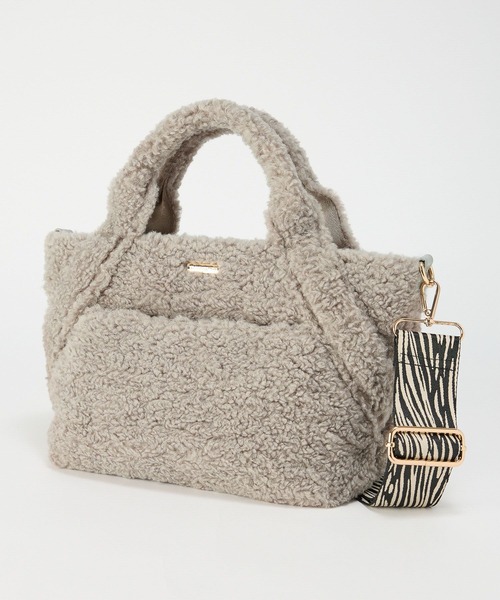 BARNYARDSTORM(バンヤードストーム)の「BARNYARDSTORM / ジャガードテープボアトート【WEB限定カラー】(トートバッグ・レディース・モカ/ホワイト/ライトグレー/グリーン・FREE)」の17枚目の写真