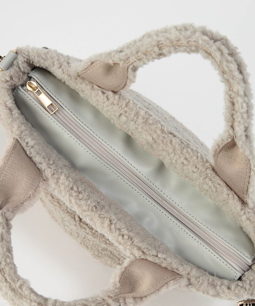 BARNYARDSTORM(バンヤードストーム)の「BARNYARDSTORM / ジャガードテープボアトート【WEB限定カラー】(トートバッグ・レディース・モカ/ホワイト/ライトグレー/グリーン・FREE)」の10枚目の写真