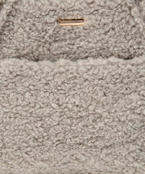 BARNYARDSTORM(バンヤードストーム)の「BARNYARDSTORM / ジャガードテープボアトート【WEB限定カラー】(トートバッグ・レディース・モカ/ホワイト/ライトグレー/グリーン・FREE)」の13枚目の写真