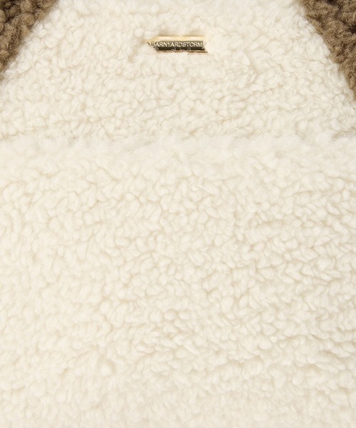 BARNYARDSTORM(バンヤードストーム)の「BARNYARDSTORM / ジャガードテープボアトート【WEB限定カラー】(トートバッグ・レディース・モカ/ホワイト/ライトグレー/グリーン・FREE)」の5枚目の写真