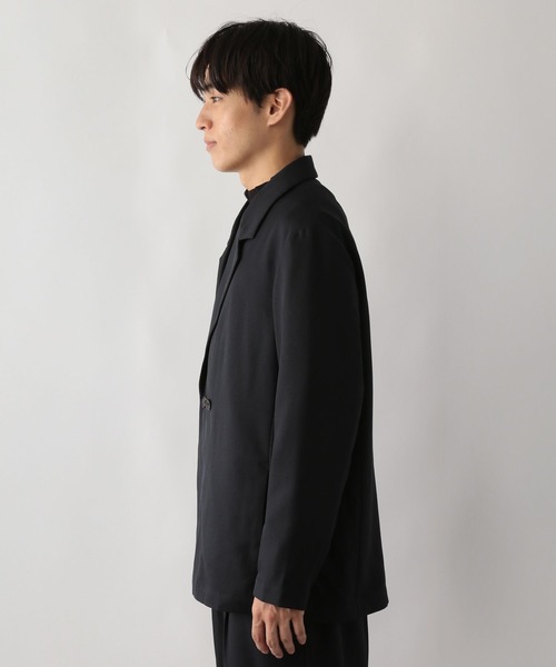 GLOBAL WORK（グローバルワーク）の「時短スマートSET UP/CLEAN MODE/591788（テーラードジャケット・メンズ・ネイビー/チャコールグレー・LARGE/SMALL/MEDIUM）」の4枚目の写真