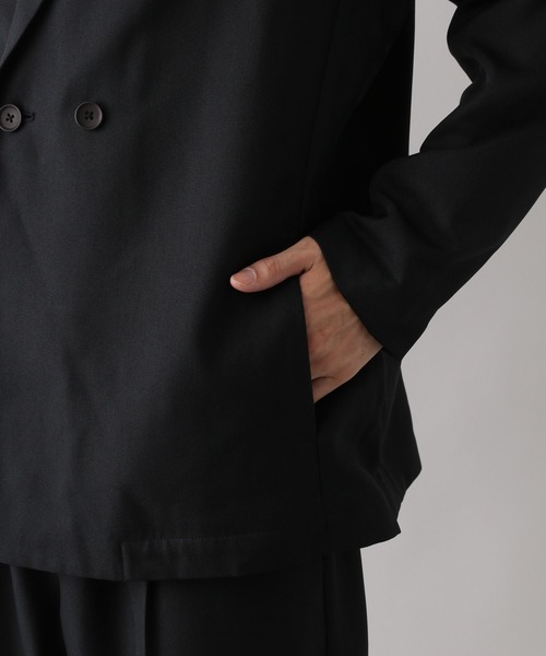 GLOBAL WORK（グローバルワーク）の「時短スマートSET UP/CLEAN MODE/591788（テーラードジャケット・メンズ・ネイビー/チャコールグレー・LARGE/SMALL/MEDIUM）」の9枚目の写真
