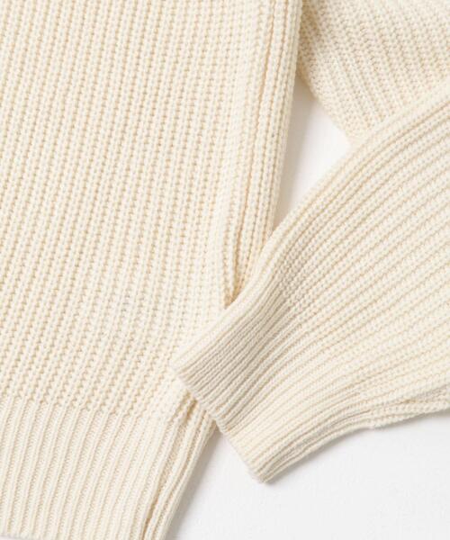 URBAN RESEARCH Sonny Label（アーバンリサーチサニーレーベル）の「マルチサイズハーフジップニットプルオーバー（ニット/セーター・メンズ・オフホワイト/ブラック/グレー・MEDIUM/SMALL/X-LARGE/LARGE）」の5枚目の写真