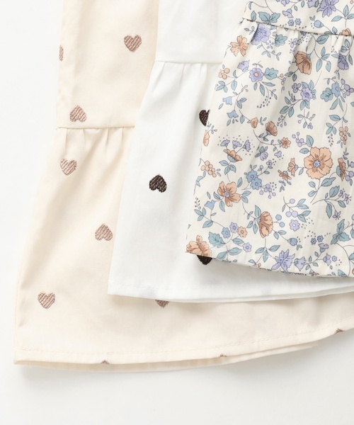 petit main（プティマイン）の「【リンク】ベストつきティアードワンピース(キッズサイズ)（シャツワンピース・キッズ・アイボリー/ブラウン/モカ・80ｃｍ/110cm/120cm/100cm/90cm/130cm）」の14枚目の写真