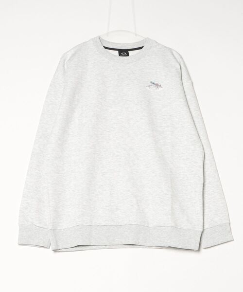 OAKLEY（オークリー）の「【別注】オークリー  BORDERLESS QD FLEECE CREW 限定コラボ（スウェット・メンズ・ライトグレー/ブルーグレー/ブラック・S/M/L/LL/3L）」の3枚目の写真