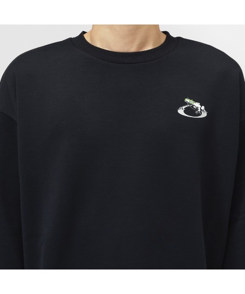 OAKLEY（オークリー）の「【別注】オークリー  BORDERLESS QD FLEECE CREW 限定コラボ（スウェット・メンズ・ライトグレー/ブルーグレー/ブラック・S/M/L/LL/3L）」の4枚目の写真