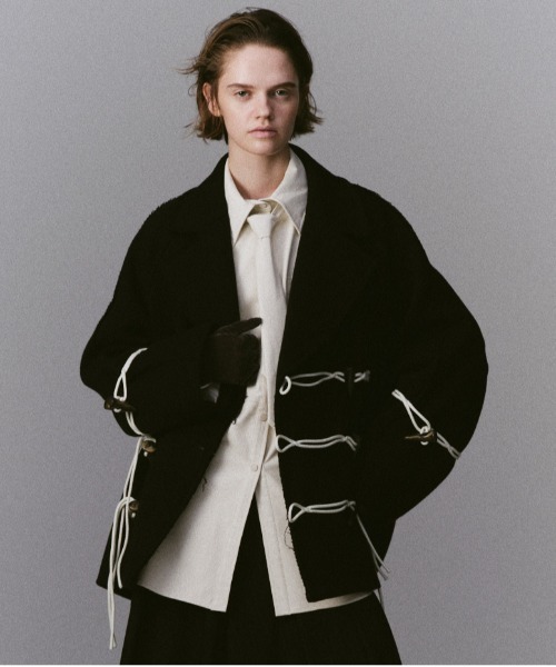 CHANEL ダッフルコート黒白ストライプ Duffle Coat / ダッフルコート（ダッフルコート）｜MAISON SPECIAL