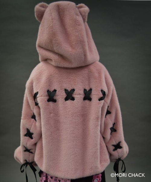 グルーミー　ファーブルゾン　スピンズ【急な支出のため期間限定値下げ！】 SPINNS（スピンズ） ブルゾン アウター ボリューム感がかわいすぎ！高