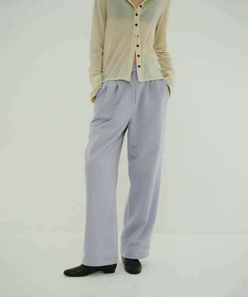 パンツ CLANE TWO TUCK SWEAT PANTS TWO TUCK SWEAT PANTS（スウェットパンツ）｜CLANE（クラネ）の