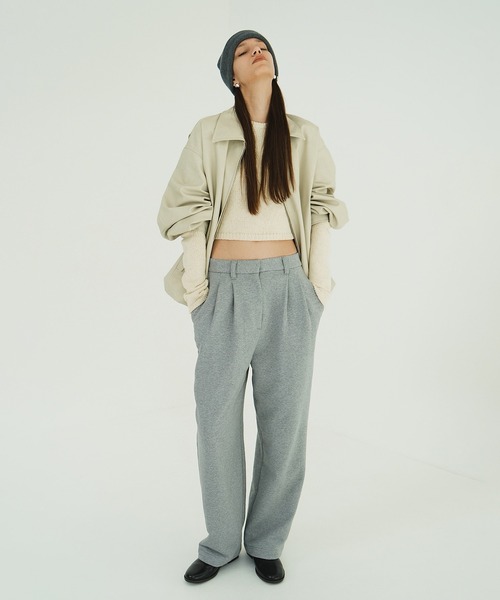 TWO TUCK SWEAT PANTS（スウェットパンツ）｜CLANE（クラネ）の