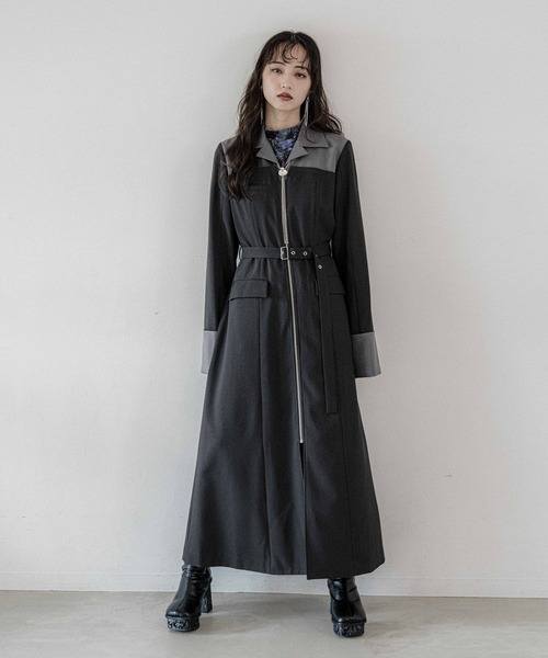 セール】ジップレイヤーハイショクワンピース(HARE)（ワンピース