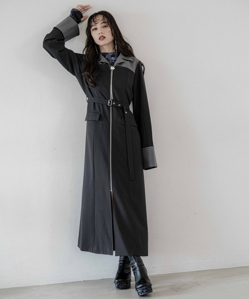 セール】ジップレイヤーハイショクワンピース(HARE)（ワンピース