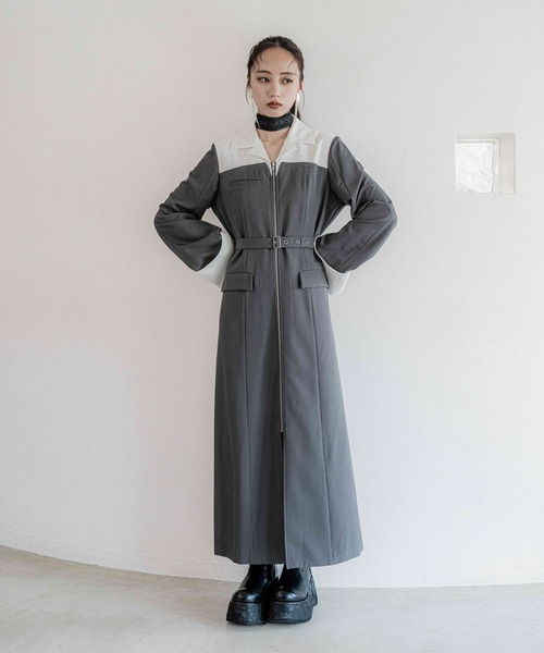 セール】ジップレイヤーハイショクワンピース(HARE)（ワンピース