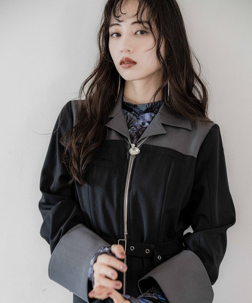 HARE（ハレ）の「ジップレイヤーハイショクワンピース(HARE
