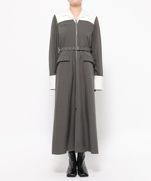 セール】ジップレイヤーハイショクワンピース(HARE)（ワンピース