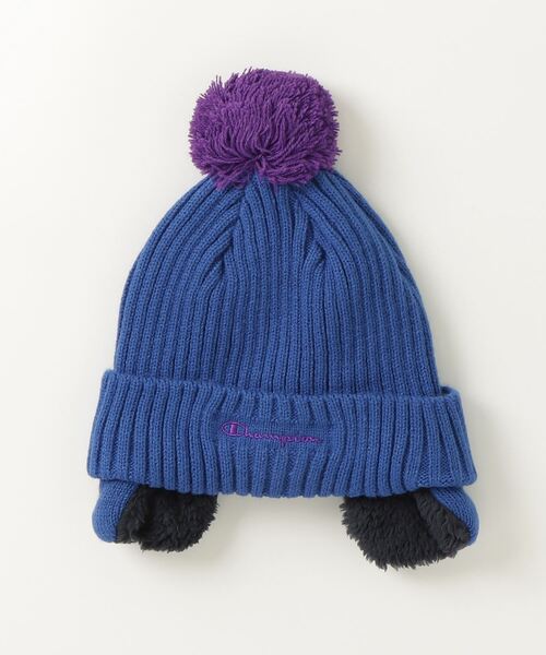 Champion(チャンピオン)の「champion kids / リブ耳付きワッチ / 438-0065(ニットキャップ/ビーニー・キッズ・グリーン/ネイビー/ブラック/ブルー・FREE)」の14枚目の写真
