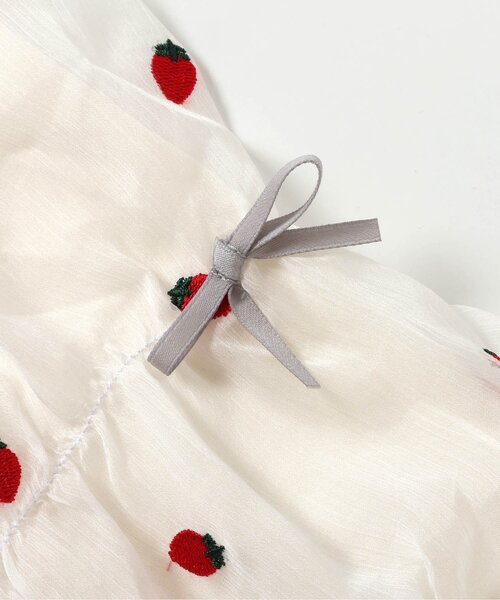 apres les cours（アプレレクール）の「【WEB限定/ジュニア対応】3柄シアースリーブトップス（Tシャツ/カットソー・キッズ・アイボリー/クリーム/ブラック/グレー・80/100/140/130/120/110/90）」の14枚目の写真