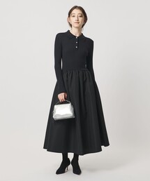 UNITED ARROWS(ユナイテッドアローズ)のフィット & フレア ポロワンピース(ワンピース)