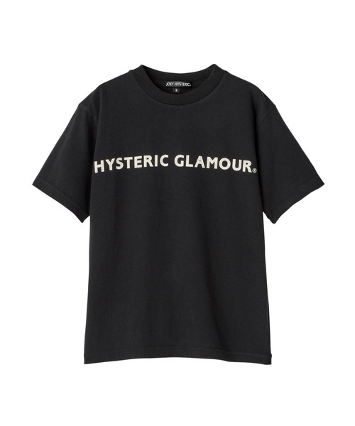 JOEY HYSTERIC（ジョーイヒステリック）の「HYS LOGO Tシャツ（Tシャツ/カットソー・キッズ・ホワイト系その他2/ブラック・LARGE）」の2枚目の写真