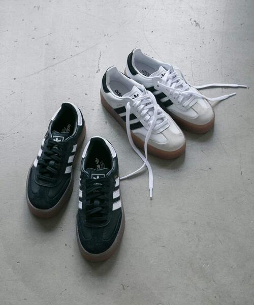 adidas(アディダス)の「adidas SAMBAE W(スニーカー・レディース・ブラック・23/25)」の3枚目の写真