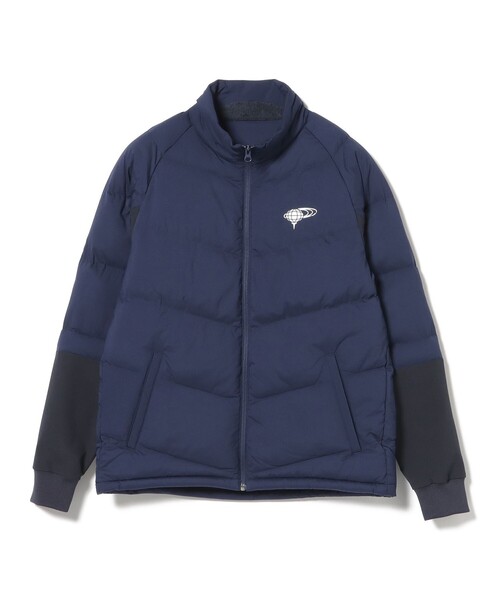 BEAMS GOLF 新品未使用品　総柄　ネイビー　中綿ジャケット　Mサイズ. BEAMS GOLF（ビームスゴルフ）の「ORANGE LABEL / レオフィール（R