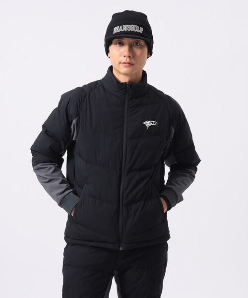 BEAMS GOLF(ビームスゴルフ)の「ORANGE LABEL / レオフィール(R) 切り替え 中綿ブルゾン(撥水)(ブルゾン・メンズ・ブラック/ネイビー・MEDIUM/SMALL/X-LARGE/LARGE)」の7枚目の写真