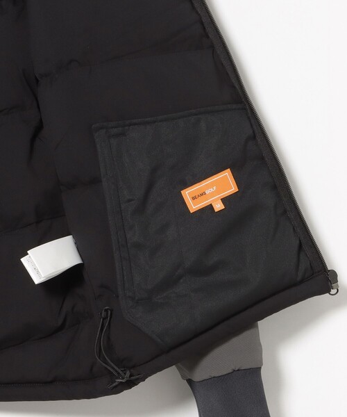 BEAMS GOLF(ビームスゴルフ)の「ORANGE LABEL / レオフィール(R) 切り替え 中綿ブルゾン(撥水)(ブルゾン・メンズ・ブラック/ネイビー・MEDIUM/SMALL/X-LARGE/LARGE)」の10枚目の写真
