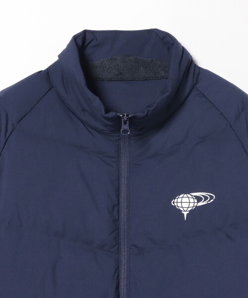 BEAMS GOLF(ビームスゴルフ)の「ORANGE LABEL / レオフィール(R) 切り替え 中綿ブルゾン(撥水)(ブルゾン・メンズ・ブラック/ネイビー・MEDIUM/SMALL/X-LARGE/LARGE)」の14枚目の写真
