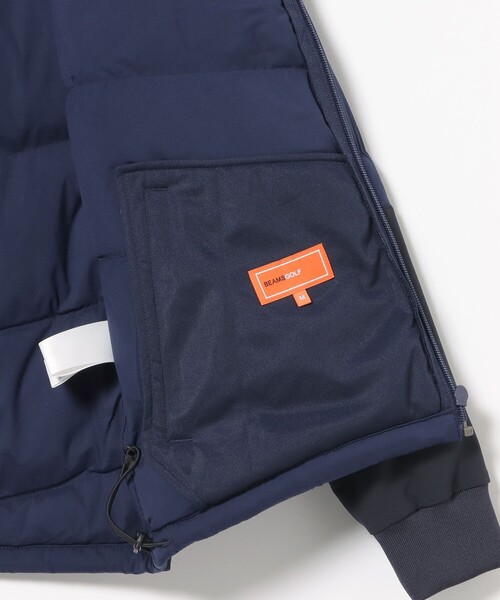 BEAMS GOLF(ビームスゴルフ)の「ORANGE LABEL / レオフィール(R) 切り替え 中綿ブルゾン(撥水)(ブルゾン・メンズ・ブラック/ネイビー・MEDIUM/SMALL/X-LARGE/LARGE)」の16枚目の写真