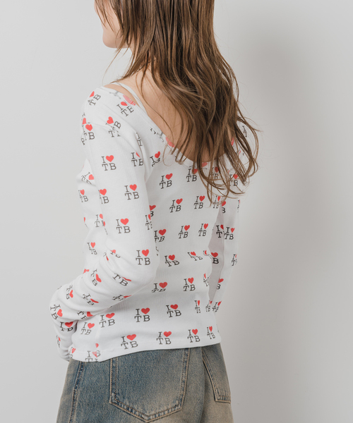 MILLER（ミラー）の「Miller × JOINT WORKS 2WAY プルオーバー（Tシャツ/カットソー・レディース・ホワイト/カーキ・FREE）」の4枚目の写真