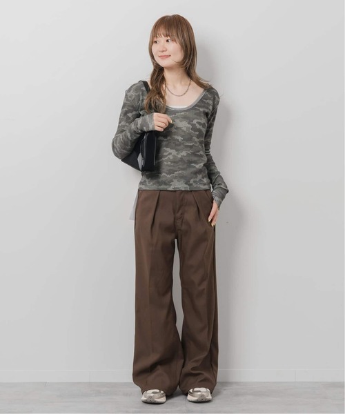 MILLER（ミラー）の「Miller × JOINT WORKS 2WAY プルオーバー（Tシャツ/カットソー・レディース・ホワイト/カーキ・FREE）」の14枚目の写真
