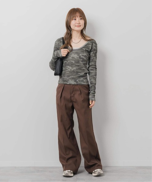 MILLER（ミラー）の「Miller × JOINT WORKS 2WAY プルオーバー（Tシャツ/カットソー・レディース・ホワイト/カーキ・FREE）」の15枚目の写真